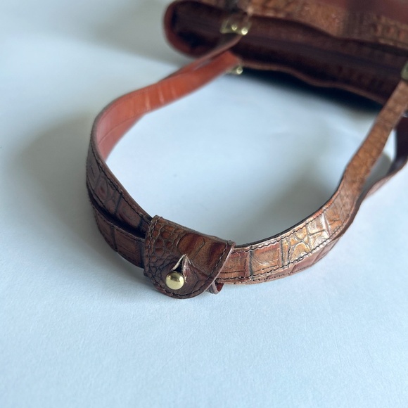 Brahmin Tan Brown Leather Handbag Shoulder Bag - Picture 11 of 15